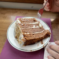 Waco Diner - Huge slice of carrot cake that was extremely moist