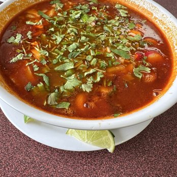 Pupuseria El Rinconcto - Menudo with beef: very flavorful with a good deal of beef fat and tripe. - Restaurants Near Me - Schuyler, Nebraska Pupuseria El Rinconcto - Menudo with beef: very flavorful with a good deal of beef fat and tripe. - Restaurants Near Me - Schuyler, Nebraska