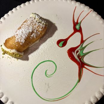 Sea Mario - Cannoli with seahorse decoration - Italian Near Me - Pompano Beach, Florida Sea Mario - Cannoli with seahorse decoration - Italian Near Me - Pompano Beach, Florida