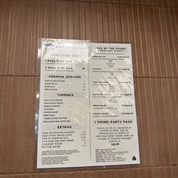 Rion's Ocean Room - Menu - Poke Near Me - Orlando, Florida Rion's Ocean Room - Menu - Poke Near Me - Orlando, Florida