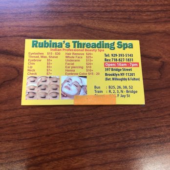 Rubinas Threading Spa - Eyelash Service Near Me