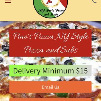 Pino's Pizza - The website says right there "Delivery" and I was yelled at because I asked for delivery. - Pizza Near Me - Wilson, North Carolina Pino's Pizza - The website says right there "Delivery" and I was yelled at because I asked for delivery. - Pizza Near Me - Wilson, North Carolina