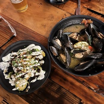 Water Street Kitchen and Bar - Brussel sprouts, mussels - Wine Bars Near Me - Wiscasset, Maine Water Street Kitchen and Bar - Brussel sprouts, mussels - Wine Bars Near Me - Wiscasset, Maine