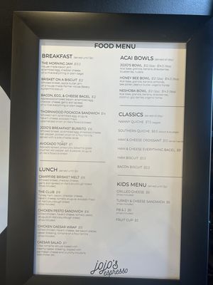 Menu photo 4 JoJo’s Espresso Germantown, TN