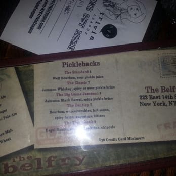 The Belfry - Cocktail Bars Near Me - New York, New York The Belfry - Cocktail Bars Near Me - New York, New York
