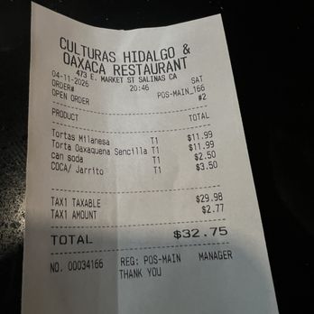 Culturas Hidalgo & Oaxaca Restaurant - Mexican Near Me - Salinas, California