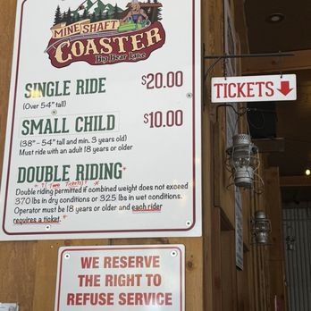 Mineshaft Coaster - Coaster pricing - Amusement Parks Near Me - Big Bear Lake, California Mineshaft Coaster - Coaster pricing - Amusement Parks Near Me - Big Bear Lake, California