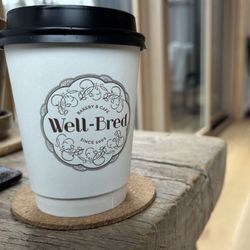 The Well-Bred Bakery & Cafe - To-go latte