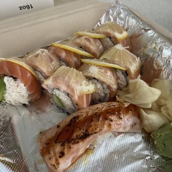 Sushi Time - 49er roll with the seared salmon - Japanese Near Me - Martinez, California