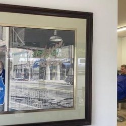 Anderson Barber Shop - Ray on the left (a few years ago) cut my hair back then and on the right today... still does when I'm back in town.