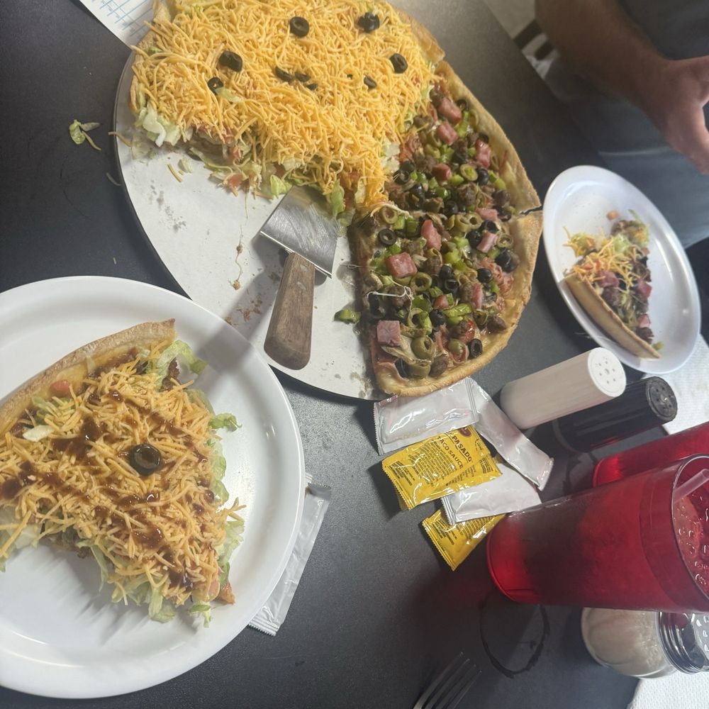 Baker's Pizza - Large pizza/1/2 Taco/1/2 Supreme - Pizza Near Me - Maysville, Oklahoma Baker's Pizza - Large pizza/1/2 Taco/1/2 Supreme - Pizza Near Me - Maysville, Oklahoma