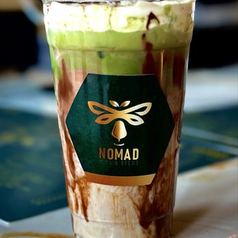 Nomad Boba - Pitaschio Chocolate Coconut Frappe - Bubble Tea Near Me - Tempe, Arizona Nomad Boba - Pitaschio Chocolate Coconut Frappe - Bubble Tea Near Me - Tempe, Arizona