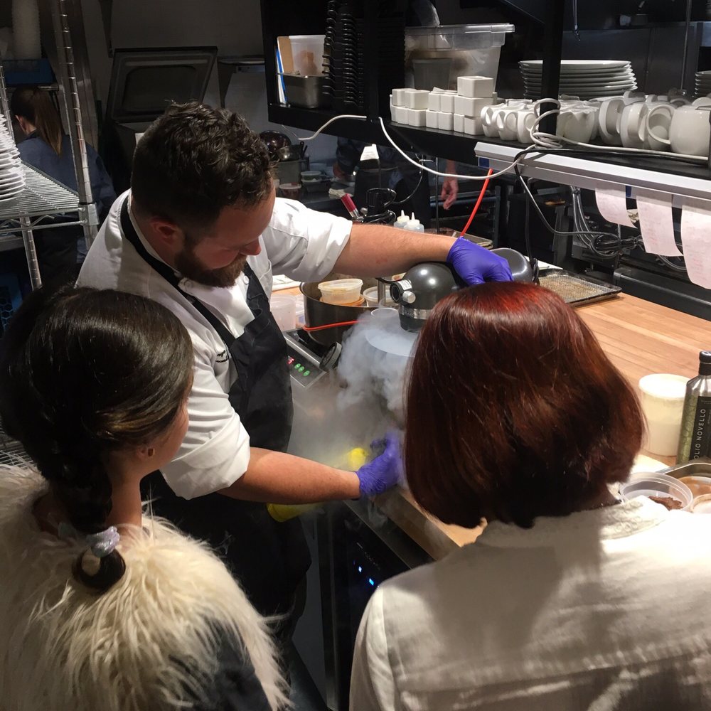 Bos Taurus - Making homemade ice cream with liquid nitrogen! - Steakhouses Near Me - Bend, Oregon Bos Taurus - Making homemade ice cream with liquid nitrogen! - Steakhouses Near Me - Bend, Oregon