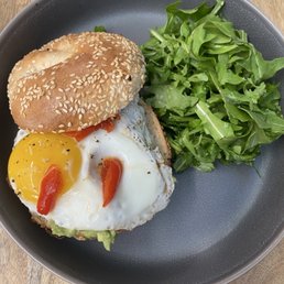 Avocado Bagel Breakfast