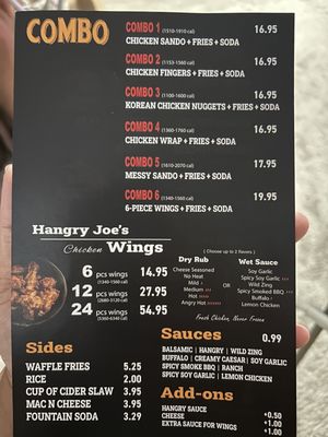 Menu photo 2 Hangry Joe's Hot Chicken Kahului, HI