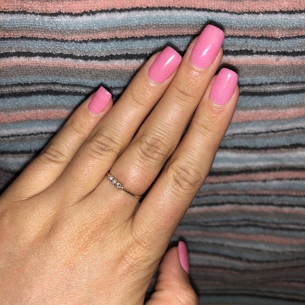 Polish Room 2 - Phoenix - SNS dip gel with subtle sparkles, done by Helen! - Nail Salons Near Me - Phoenix, Arizona Polish Room 2 - Phoenix - SNS dip gel with subtle sparkles, done by Helen! - Nail Salons Near Me - Phoenix, Arizona