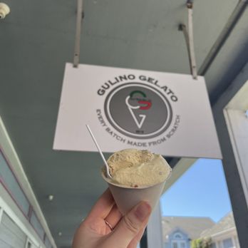 Gulino Gelato - pistachio + rum raisin - Gelato Near Me - Half Moon Bay, California Gulino Gelato - pistachio + rum raisin - Gelato Near Me - Half Moon Bay, California