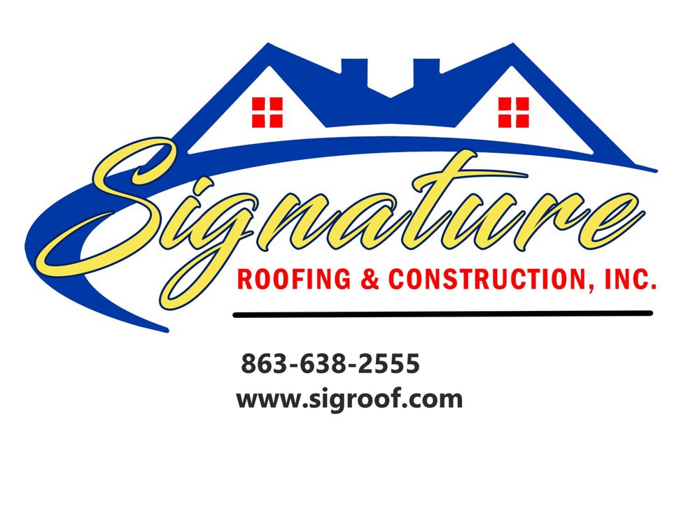 Slide of Signature Roofing and Construction