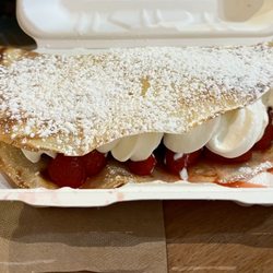 The Coffee Loft - Strawberries & Cream Crepe