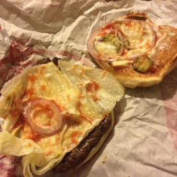 Wendy's - Dave's Hot n Juicy - single (looked bad, all squished and nasty) - Fast Food Near Me - Wyoming, Michigan Wendy's - Dave's Hot n Juicy - single (looked bad, all squished and nasty) - Fast Food Near Me - Wyoming, Michigan