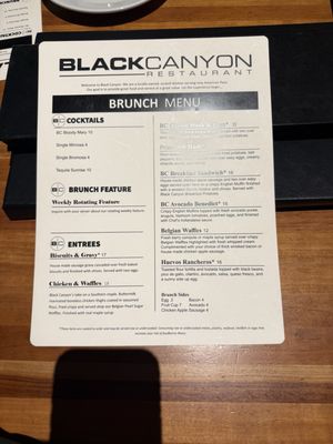 Menu photo 1 Black Canyon Restaurant Fort Wayne, IN