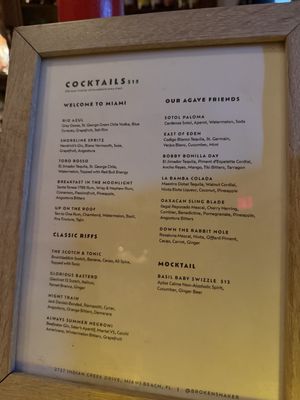 Menu photo 2 Broken Shaker Miami Beach, FL