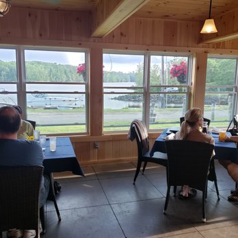 Kimberly’s at the Marina - view of the bar - Seafood Near Me - Hampden, Maine Kimberly’s at the Marina - view of the bar - Seafood Near Me - Hampden, Maine