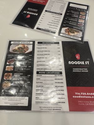 Menu photo 2 Noodle St Irvine, CA Menu photo 2 Noodle St Irvine, CA