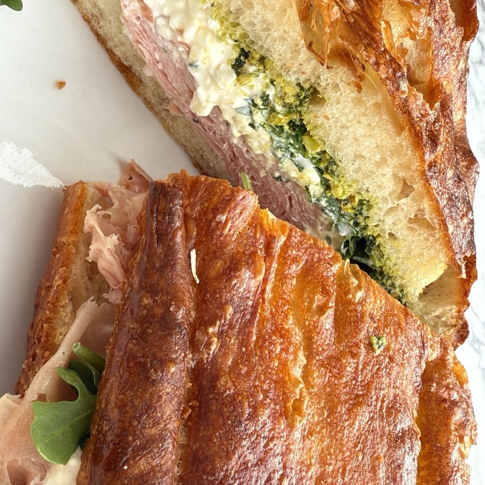 First & Last - The Bosco - mortadella, straciatella, pesto & arugula - Italian Near Me - Phoenix, Arizona