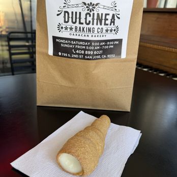 Dulcinea Panaderia Oaxaquena - BARQUILLO DE CECHESILLA (OAXACAN CUSTARD CONE) - Bakeries Near Me - San Jose, California