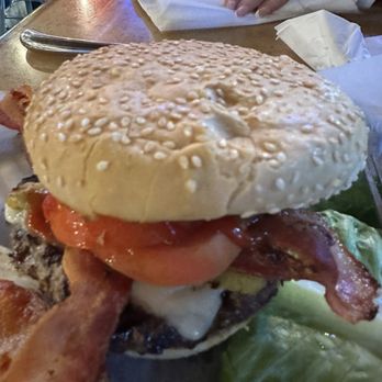 Brickies Tavern - The Works Burger - Burgers Near Me - Reno, Nevada