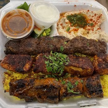 Mashawi Damascus Cuisine - Meat Combo platter - Mediterranean Near Me - Castle Rock, Colorado