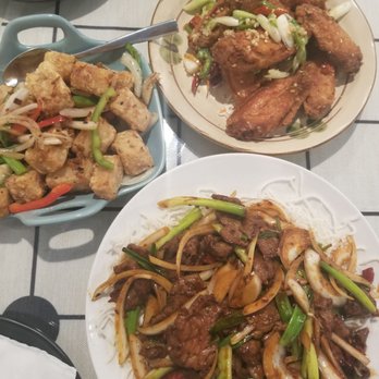 Eat Time - Fried radish cake with XO sauce, salt + pepper wings, and Mongolian beef. 10/10 - Cantonese Near Me - Burien, Washington