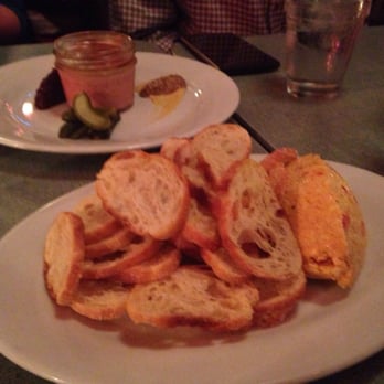 Poole's - pimento cheese with crostini-wonderful kick and hands down favorite app - New American Near Me - Raleigh, North Carolina Poole's - pimento cheese with crostini-wonderful kick and hands down favorite app - New American Near Me - Raleigh, North Carolina