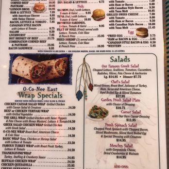 Oconee East Diner - Menu - Diners Near Me - Islip, New York
