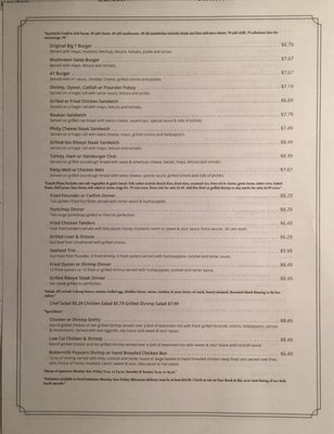 Menu photo 2 TC's Diner Pensacola, FL