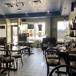 Koffee Cafe - Inside, looking out.
