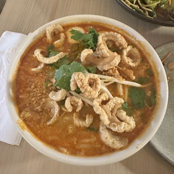 When In Bangkok - Tom Yum Noodles Soup - Thai Near Me - Flushing, New York
