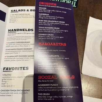 Rangers Republic - menu - Salad Near Me - Arlington, Texas Rangers Republic - menu - Salad Near Me - Arlington, Texas