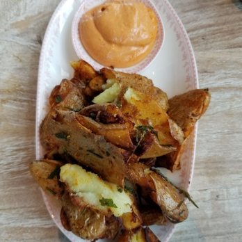 Margot - Patatas bravas ($12) - Spanish Near Me - Culver City, California Margot - Patatas bravas ($12) - Spanish Near Me - Culver City, California
