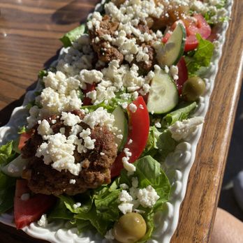 Abigail's Moroccan Cuisine - Greek Salad with Kefta - Moroccan Near Me - Alameda, California