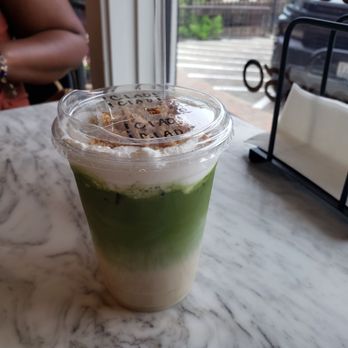 Mercato And Company - Banana matcha latte - Coffee & Tea Near Me - Houston, Texas Mercato And Company - Banana matcha latte - Coffee & Tea Near Me - Houston, Texas