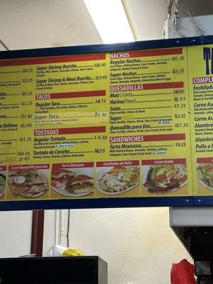 Menu photo 1 El Farolito San Francisco, CA