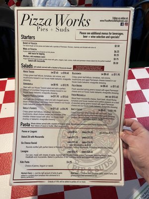 Menu photo 5 Pizza Works Old Saybrook, CT Menu photo 5 Pizza Works Old Saybrook, CT