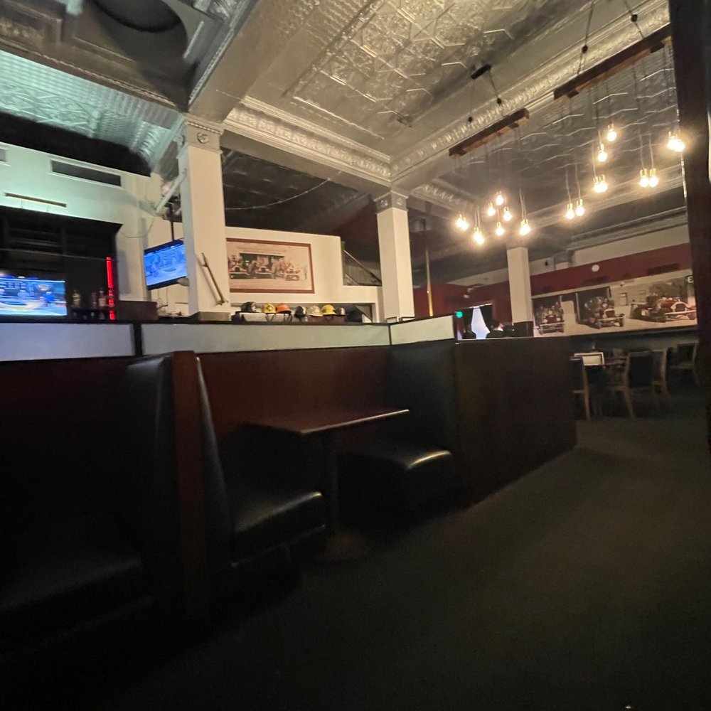 Engine Co No 28 - Interior. Kind of drab and bad quality TVs - American Near Me - Los Angeles, California Engine Co No 28 - Interior. Kind of drab and bad quality TVs - American Near Me - Los Angeles, California