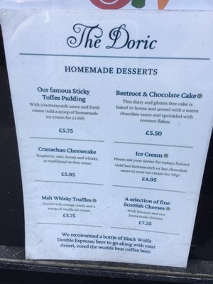Menu photo 8 The Doric Edinburgh, EDH Menu photo 8 The Doric Edinburgh, EDH