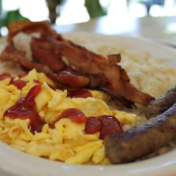 Riverwalk Cafe - Breakfast special, sorry my friend already put on the ketchup! (for ketchup haters) - Delis Near Me - Portland, Oregon