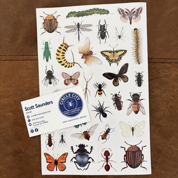 Circle City Pest Control - Bug stickers left for my son. So thoughtful. - Pest Control Near Me Circle City Pest Control - Bug stickers left for my son. So thoughtful. - Pest Control Near Me