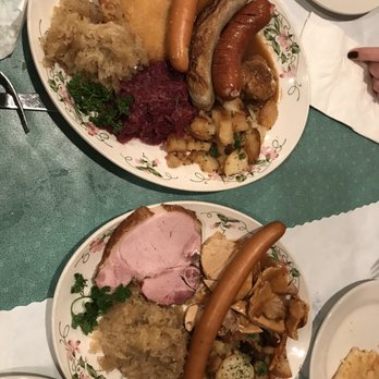 Schnitzel Platz - The two different platters...lots of sausages and schnitzel - German Near Me - Glendale Heights, Illinois Schnitzel Platz - The two different platters...lots of sausages and schnitzel - German Near Me - Glendale Heights, Illinois