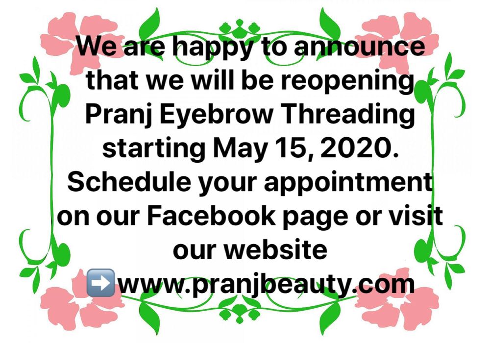 PRANJ EYEBROW THREADING Updated April 2024 9023 N 51st Ave